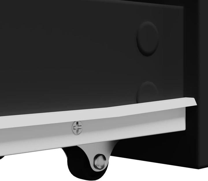 Actual product image VidaXL Narrow bathroom cabinet with castors