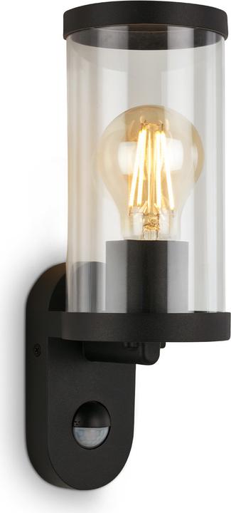 Briloner Luce per esterni, sensore, nero, 1xE27 escl. / max. 12W (E27)