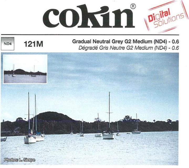 Image du produit Cokin S filtre A121M Gradual Neutral Grey G2 Medium (ND4) (Filtre de couleur neutre, 4 mm)