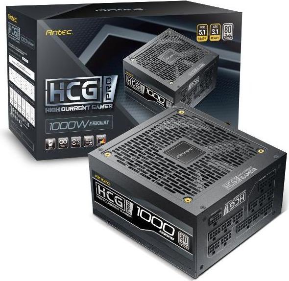Actual product image Antec Power supply HCG 1000 PRO P EC ATX3.1 Modular 80+ Platinum retail (1000 W)