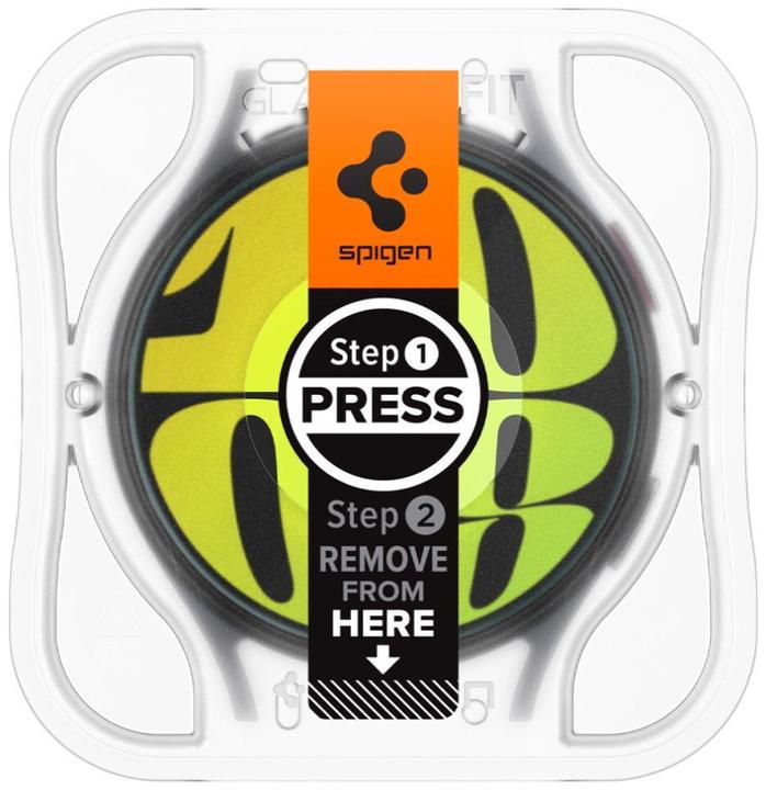 Actual product image Spigen Glas.tR EZ Fit Samsung Galaxy Watch 7 40mm 2-Pack