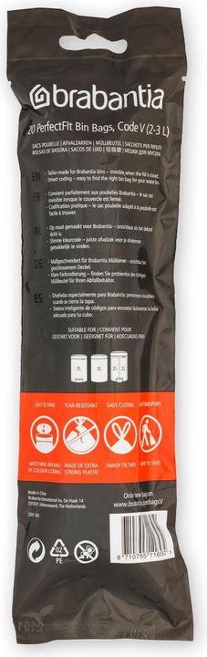 Produktbild Brabantia PerfectFit Kehrichtsack V 3 Liter (20 x, 3 l)