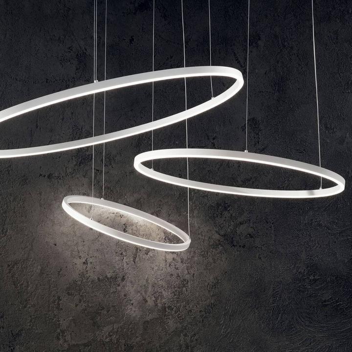 Actual product image Ideal lux ORACLE SLIM LED pendant light 55W ⌀900mm white neutral white 269870 (5700 lm)
