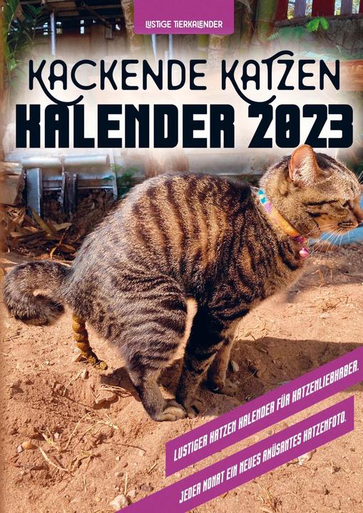 Image du produit Calendrier des chats qui font caca 2023 (Couverture rigide, Allemand)