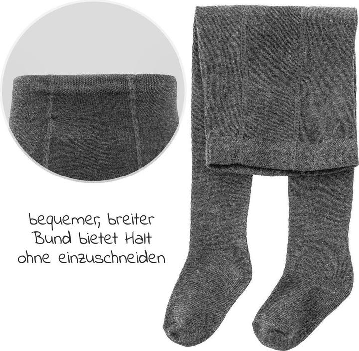 Immagine prodotto La Loona Collant per bambini LaLoona confezione da 2 pezzi - grigio scuro - (98/104)