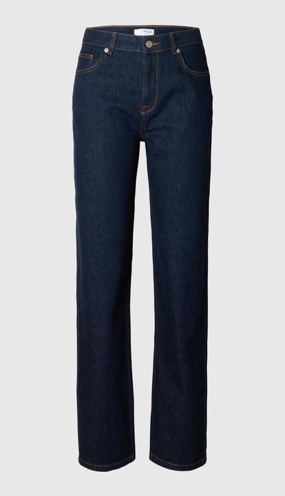Image du produit Selected Femme Jeans bleu foncé coupe droite (W32/L32)