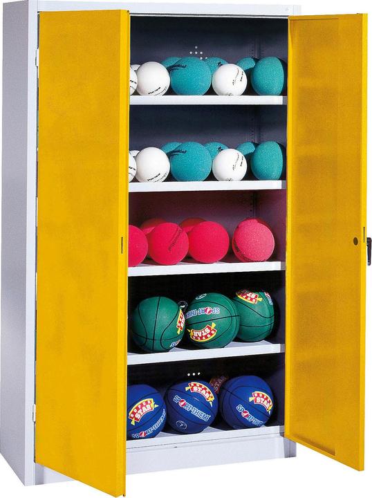 Produktbild C+P Ballschrank (HxBxT: 195x150x50 cm, mit Vollblech-Flügeltüren, Typ 3)
