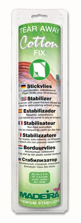 Produktbild Madeira Stickflies Tear Aways Cotton Fix
