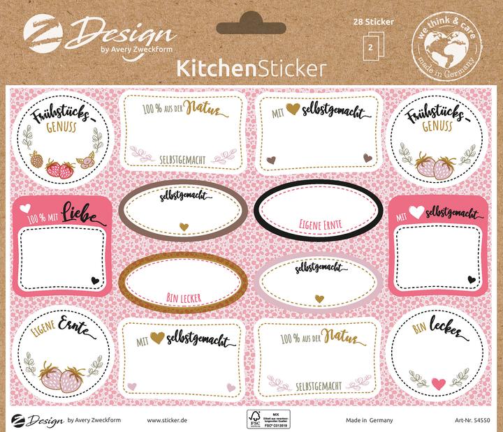 Avery Kitchen Sticker