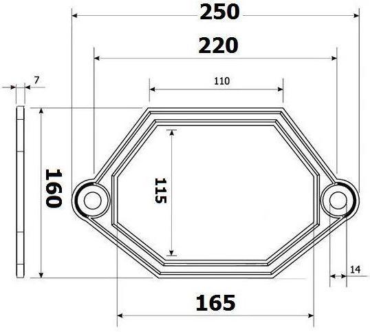 Produktbild Cersanit Toilet cistern / pot gaskets