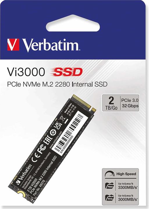 Immagine prodotto Verbatim Vi3000 (2000 GB, M.2 2280)