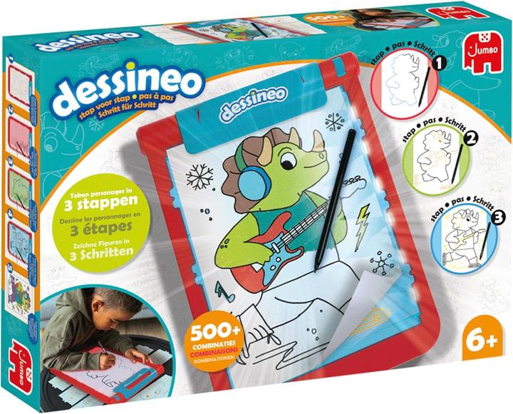 Jumbo Personaggi di Dessineo Tavolo da disegno passo dopo passo