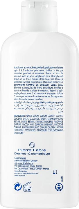 Ducray KELUAL SQUANORM Shampoo trockene Schuppen (200 ml, Flüssiges Shampoo)