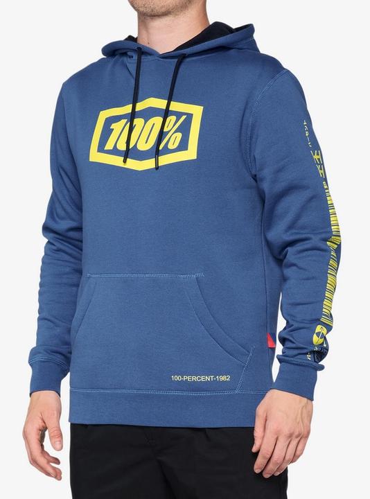 Image du produit 100% Hommes Sweatshirt Burst -Pull Sweatshirt Federal Blue Size Xl (nouveau) (XL)