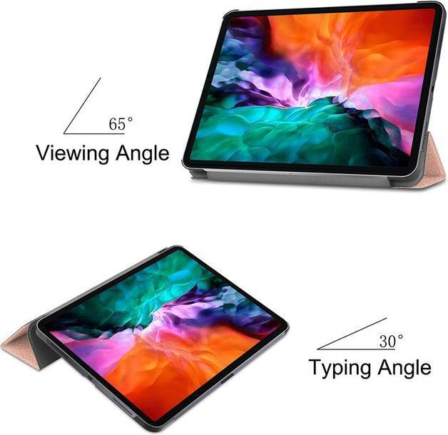 Produktbild MU Classic Dreifach faltbare Leder Hülle (iPad Pro 12.9 2020 (4. Gen))