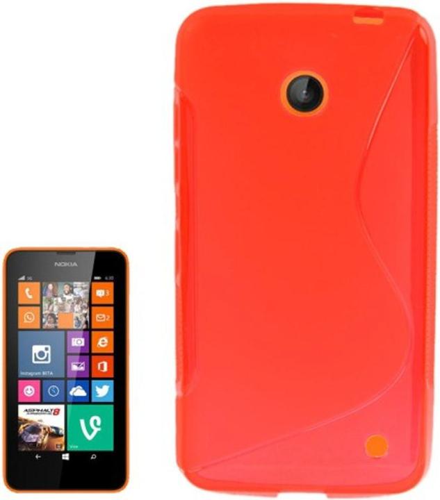 Actual product image König Design Protective cover TPU Case for mobile Nokia Lumia 630 635 red (Nokia Lumia 630)