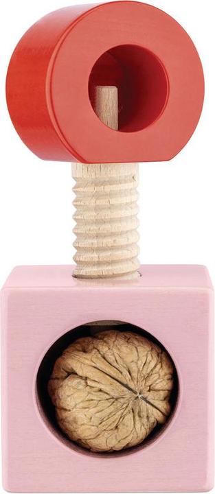 Alessi Twergi nutcracker made of beech wood pink/