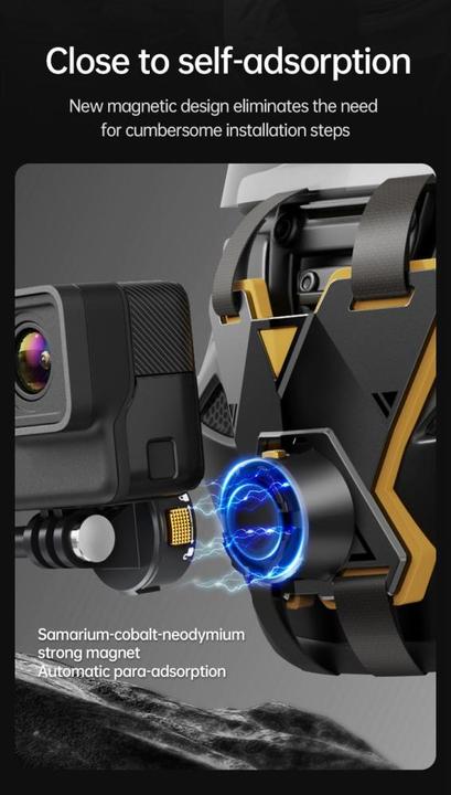 Produktbild Ueli Express Magnetische Helm Halterung mit Schnellverschluss (Hero 9 Black, Hero 10 Black, Hero 11 Black, Hero 12 Black, Hero 13 Black)