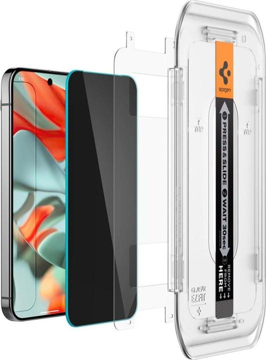 Actual product image Spigen GLAS.tR EZ Fit | Privacy Pixel 9 Screen Protector 2-Pack (2 Piece, Google Pixel 9 Pro XL)