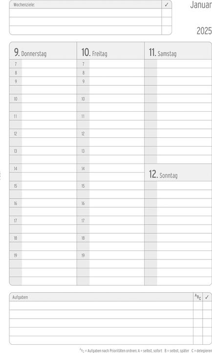 Produktbild Chronoplan Buchkalender (13.5 x 21 cm, Deutsch)