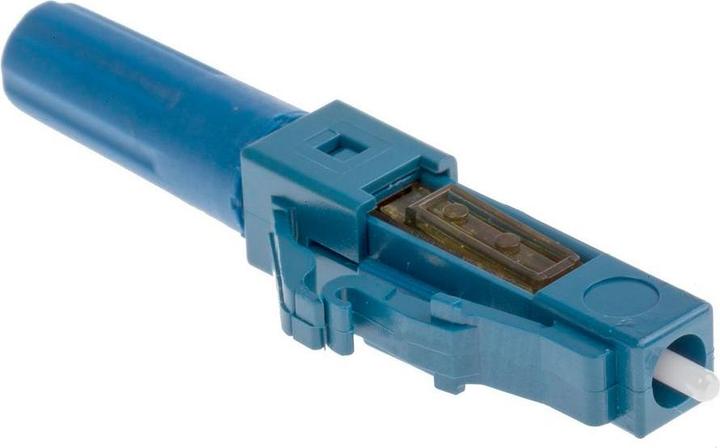 Actual product image Rs Pro Fibre optic connector, LC, single mode, simplex, 9/125μm, PC, ø 2 mm, blue (Network coupling)