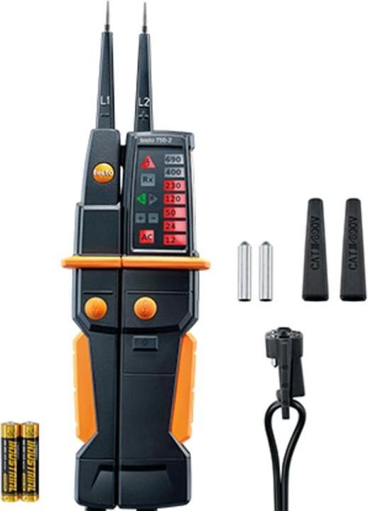 Image du produit Testo Testeur de tension bipolaire 75 (CAT IV 600V, CAT III 1000V)