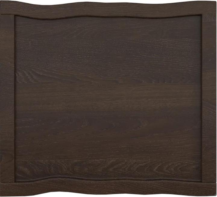 Image du produit VidaXL Tischplatte 60x50x4 cm Massivholz Eiche Behandelt (60 x 50 x 4 cm)