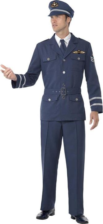 Produktbild Smiffys WW2 Air Force Kapitän Kostüm (M)