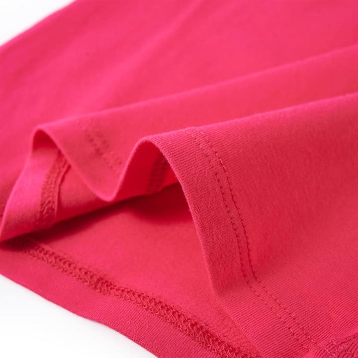 Produktbild VidaXL Kinder-Langarmshirt Knallrosa 140,Material: 95 % Baumwolle (140)