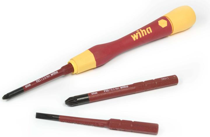 Actual product image Wiha PicoFinish slimVario (Slotted screws, Pozidriv cross recess (PZ), Phillipps cross recess (PH))