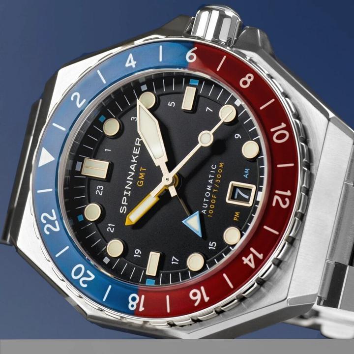 Actual product image Spinnaker SP-5119-44 Dumas Automatic GMT Men's Watch 44mm 30ATM (Diving watch, 44 mm)