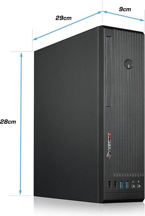 Produktbild Kiebel Energie-Spar PC (Eco Gold Slim 12) (Intel Core i5-12400T, 32 GB, 1000 GB, UHD Graphics 730)