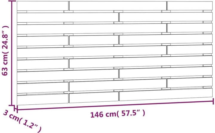 Immagine prodotto VidaXL Oksiutka (146 x 3 x 63 cm)