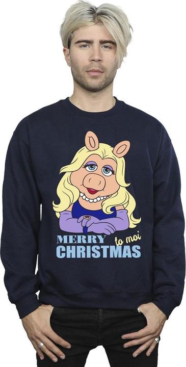 Immagine prodotto Disney Muppets Miss Piggy Queen of Holidays Felpa Uomo (L)