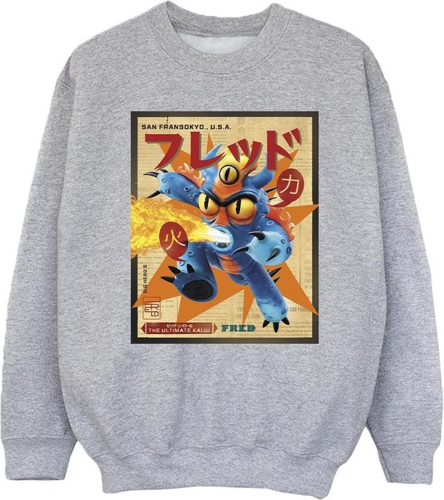 Image du produit Disney - Sweat BIG HERO BAYMAX FRED NEWSPAPER - Fille (152, 158)