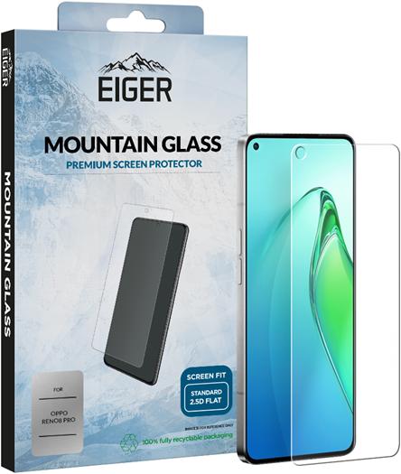 Actual product image Eiger Mountain Glass Clear (1 Piece, Oppo Reno 8 Pro 5G)