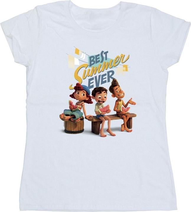 Actual product image Disney Womens/Ladies Luca Best Summer Ever Cotton T-Shirt (S)