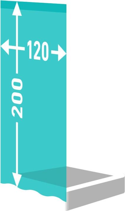 Actual product image Diaqua Shower curtain textile Pasito (120 x 200 cm)