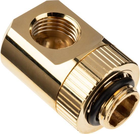 Produktbild EKWB EK-Torque Adapter 90 Grad G1/4 Zoll AG auf G1/4 Zoll IG - drehbar