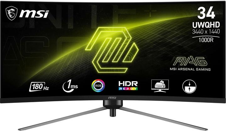 MSI MAG 345CQRDE (3440 x 1440 pixels, 34")