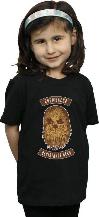 Immagine prodotto Star Wars The Rise Of Skywalker Chewbacca Resistance Hero Maglietta Ragazze (152, 158)
