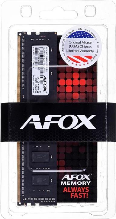Actual product image AFOX Memory module DDR4 16GB 2400MHZ (AFLD416EH1P) (1 x 16GB, 2400 MHz, DDR4-RAM, U-DIMM)