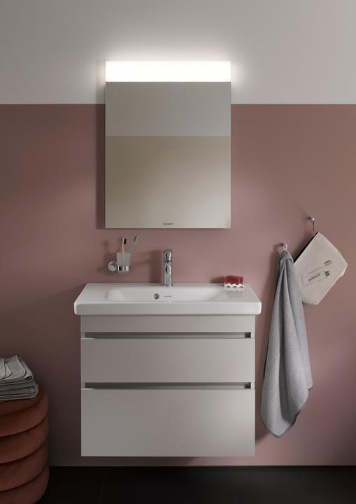 Productafbeelding Duravit Glashouder D-CODE met glas links chroom