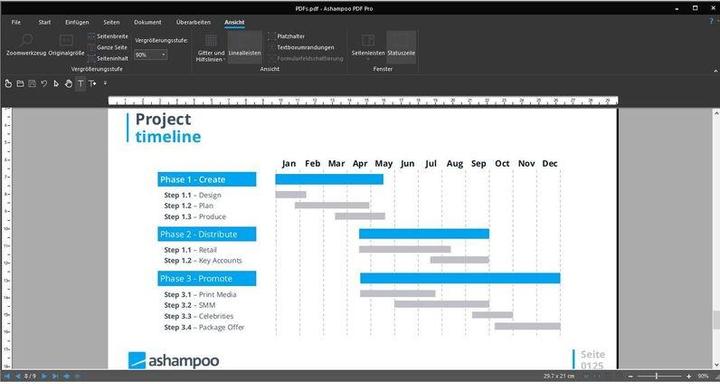 Produktbild Ashampoo PDF Pro 4 ESD, Vollversion, 1 PC, Produktfamilie (1 User, unbegrenzt)