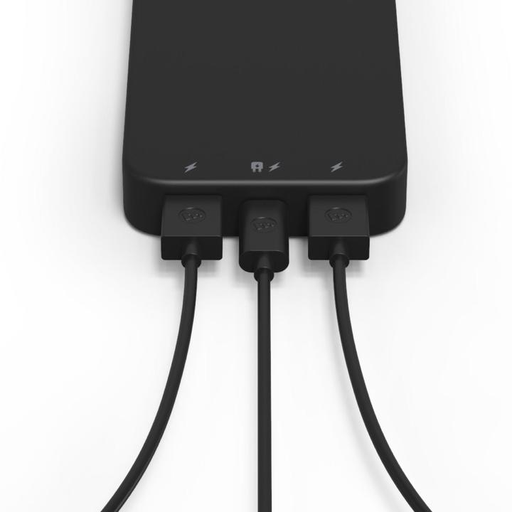 Actual product image Zagg MOPHIE POWERSTATION 10K WITH PD BLACK (20W USB C 2XUSB A 12W) (10000 mAh, 20 W)