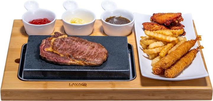 Actual product image LavaQ Hot Stone Steak Set