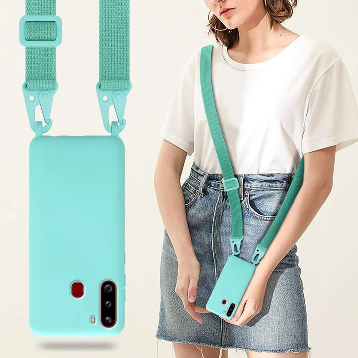 Produktbild Cadorabo TPU Cover Handy Kette Liquid (Samsung Galaxy A21)