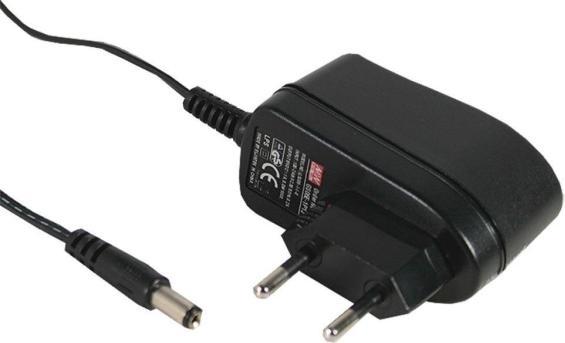 Produktbild MeanWell Steckernetzteil Eurostecker 9V 0,66A 6W