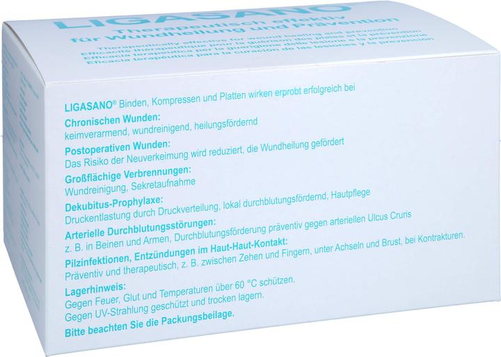 Actual product image Ligasano Schaumstoff Kompressen 10x10x1cm steril
