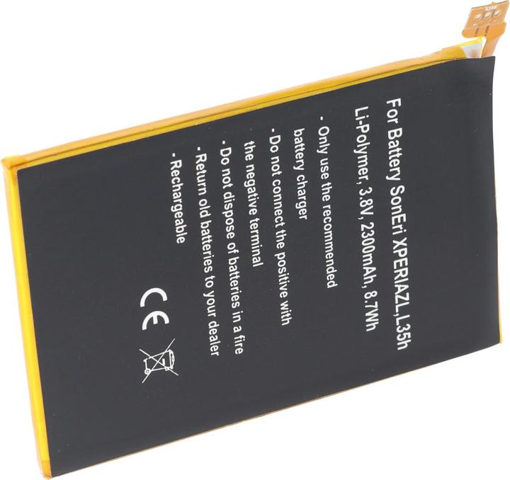 Actual product image AccuCell Battery Sony Ericsson XPERIA ZL, L35h